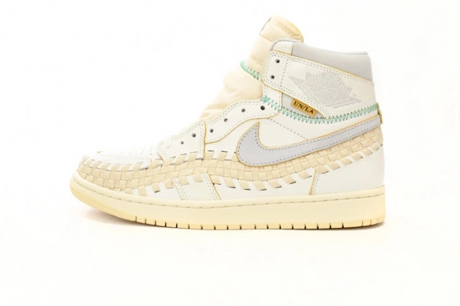 One Kick Bephie's Supply Jordan Union Woven Sail SP FD2565-100 1 High OG Retro Beauty 0727